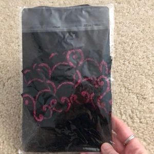 Black and pink stockings